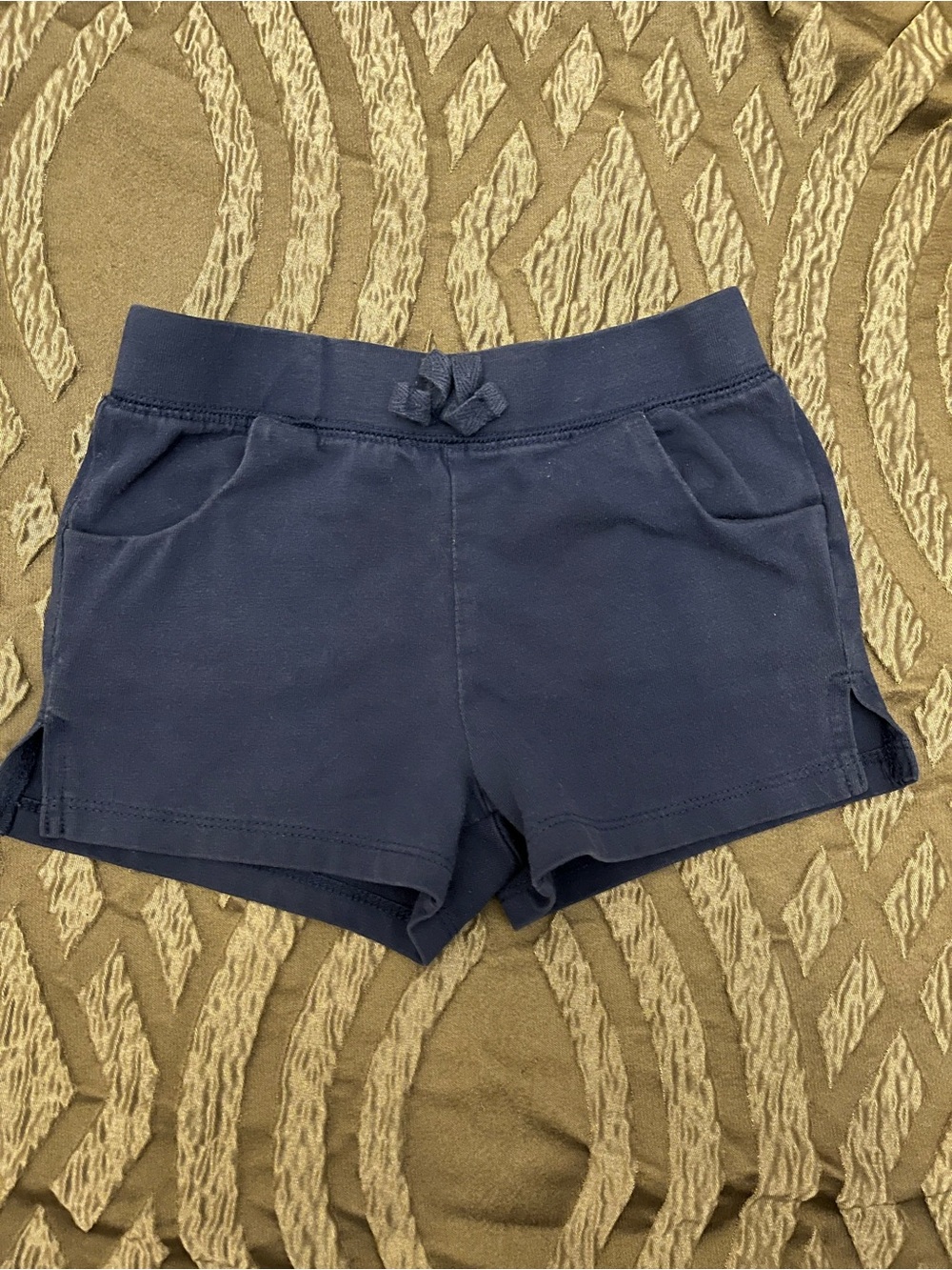 Size 2T Girl Navy Casual Pull-On Shorts